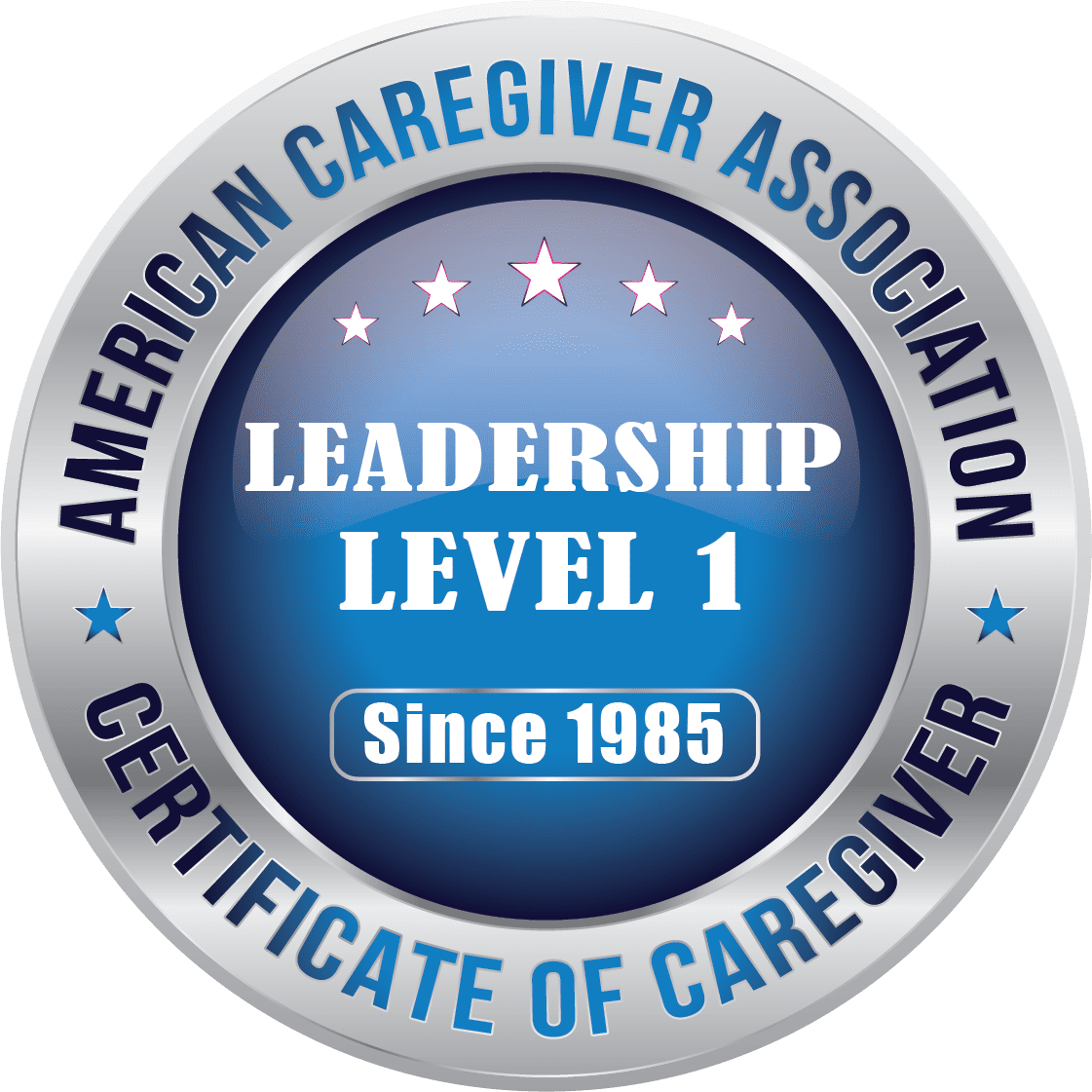 Certificate Of Caregiver Leadership Level 1