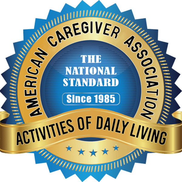 A badge of American caregiver association