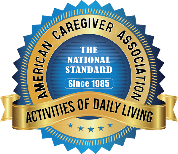 A badge of American caregiver association