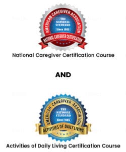 National Caregiver Certification Course and Activities of Daily Living Certification Course Bundle