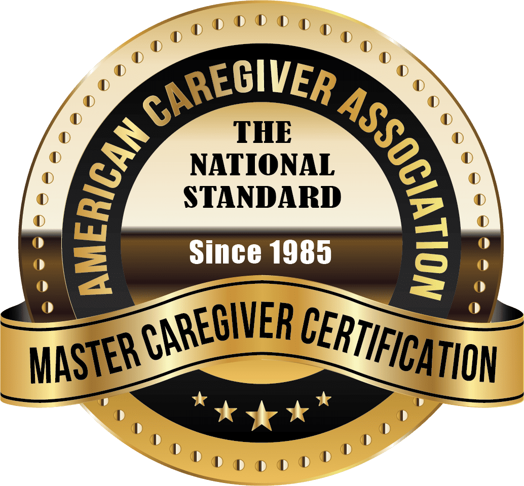 American Caregiver Association Master Caregiver Certification seal